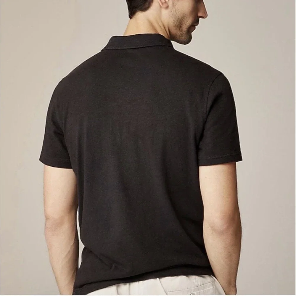 J.Crew Hemp-organic cotton blend polo shirt Short Sleeve NWT Size XL